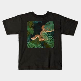 Jungle Python Snake Kids T-Shirt